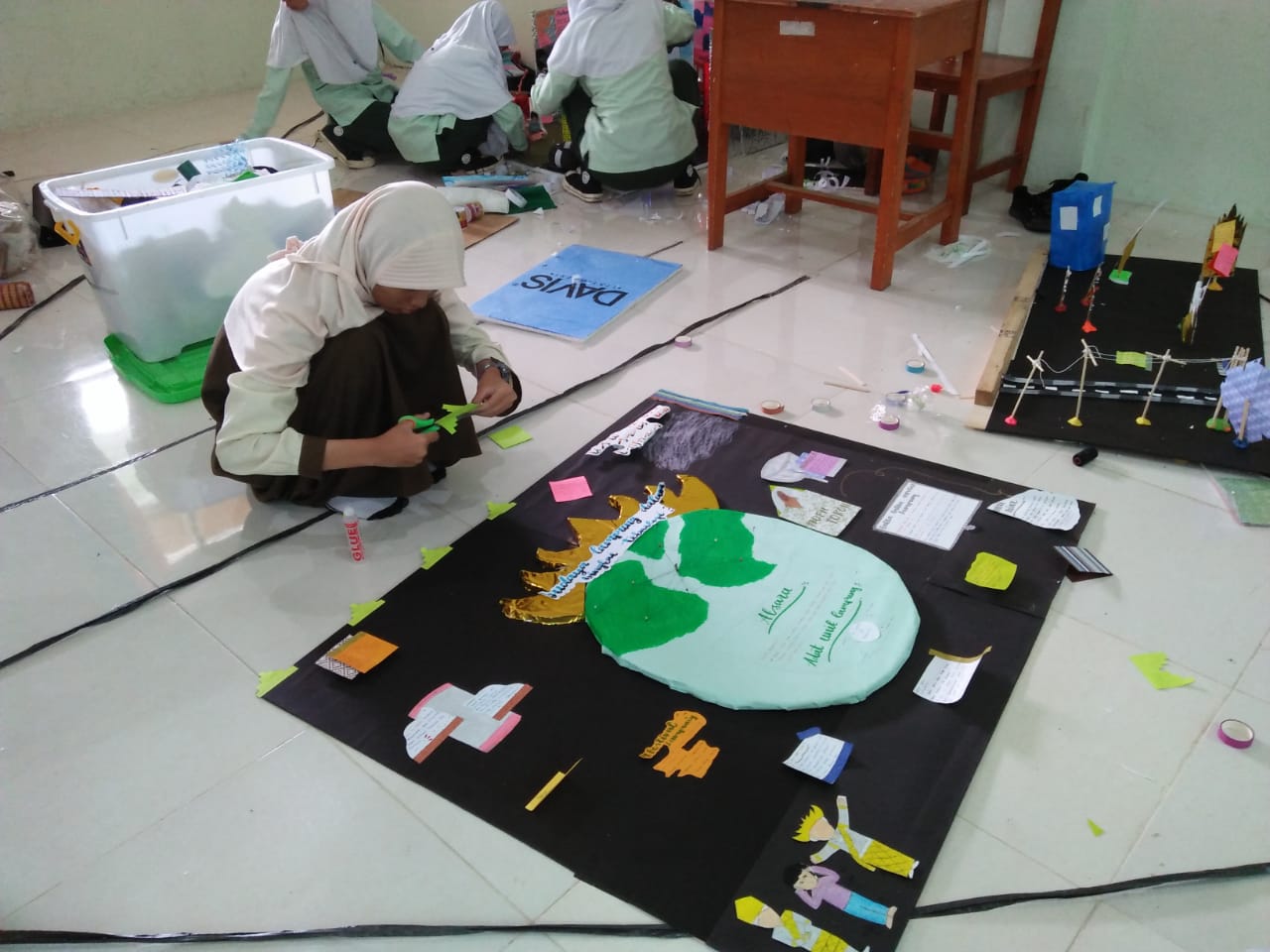 Pramuka SMP Al Kautsar Juara Mading 3 D